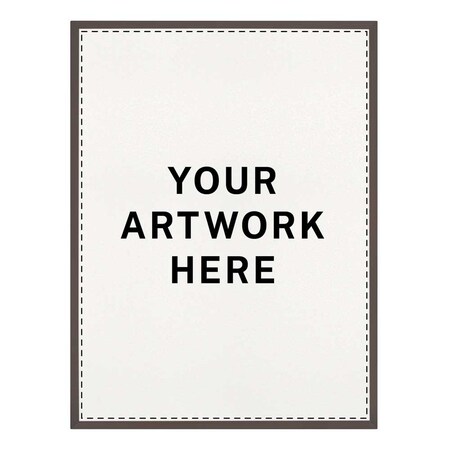 United Visual Products Drop-In Shadowbox, 18"x24", Cherry/Dark Sp UVSB1824-CHERRY-DRKSPR